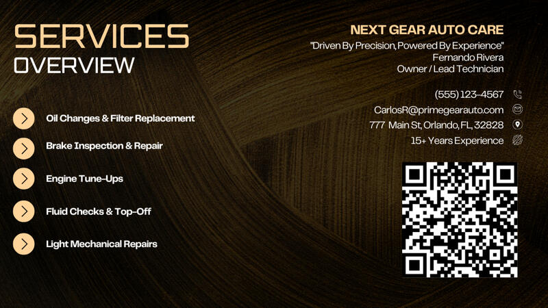 Business Card Back